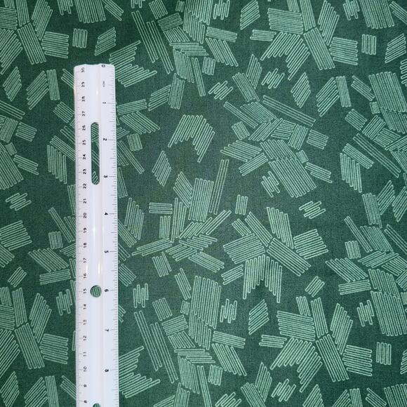 Green Wandering by Stephanie Organes for Andover Fabric - 1/2 Yard - Geometric - Picture 3 of 7